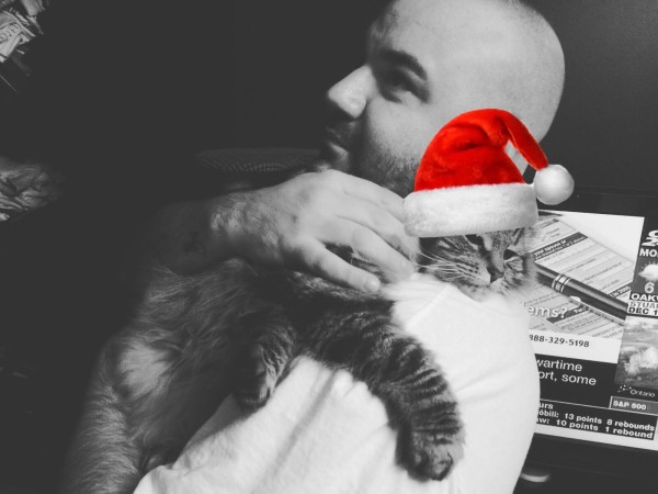 Carlo Lio_Cat_santa_hat