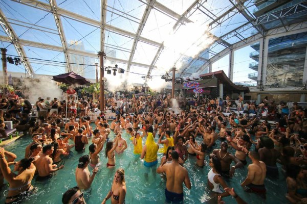 Marquee pool dome