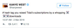 kanye tweet