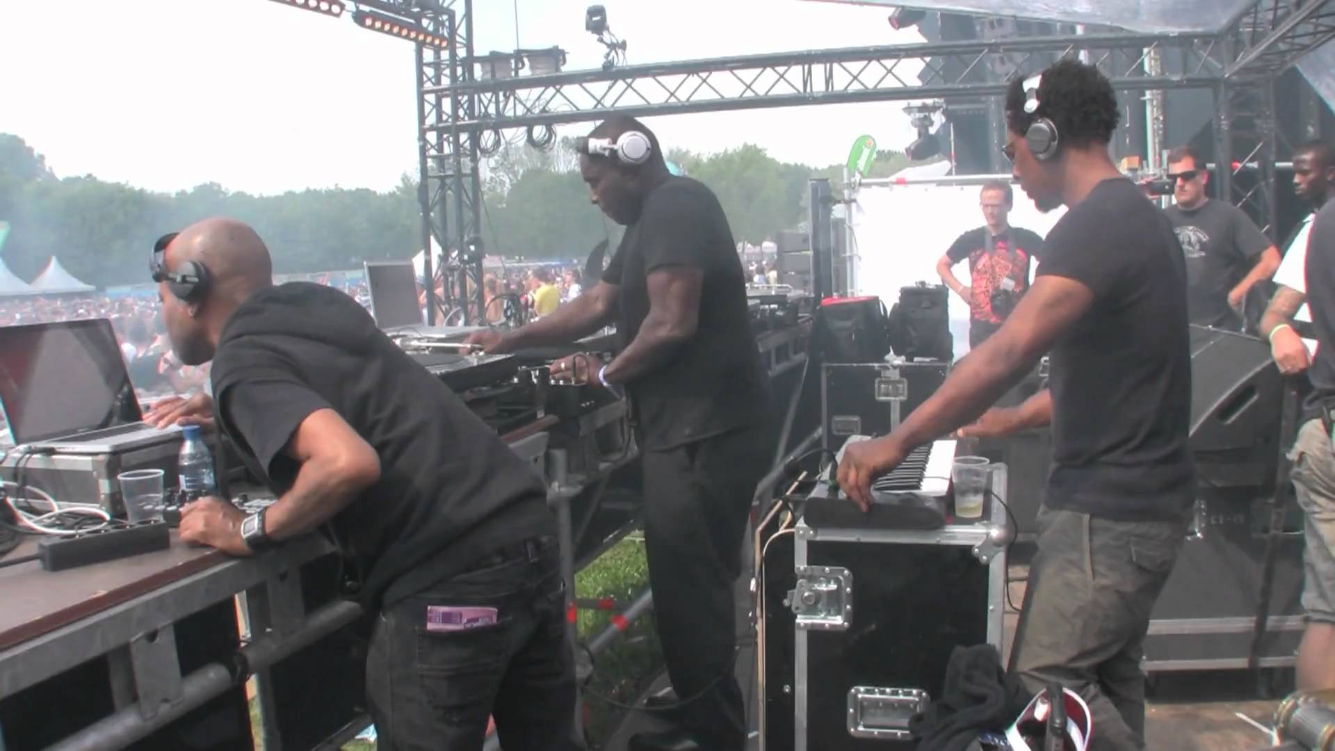 Belleville Three in action at Awakenings 2010, Amsterdam