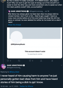 Billy Kenny Sexual Assault_Twitter_Sage