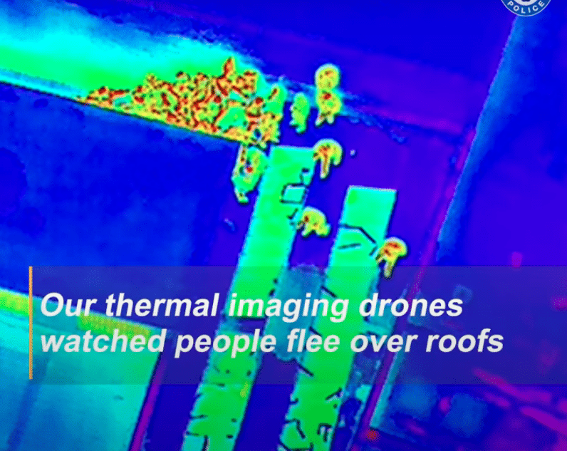 Thermal imaging nightclub