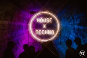 House x Techno wall at CRSSD