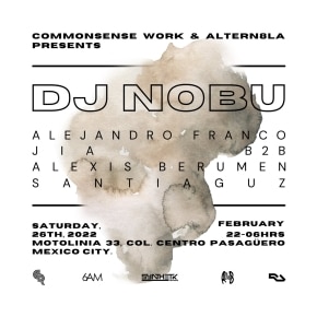 DJ Nobu Flyer