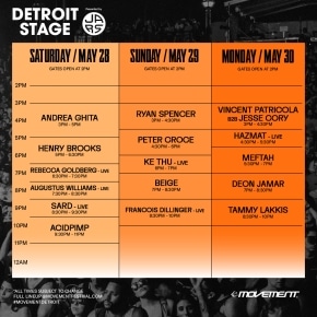 Movement Stage Lineup