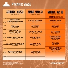 Movement Stage Lineup