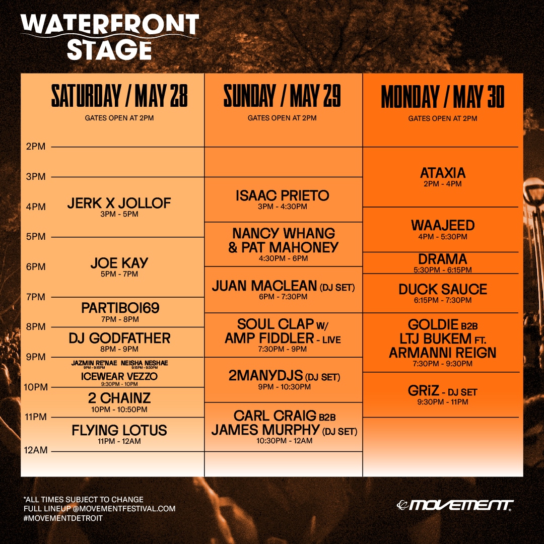 Movement Stage Lineup