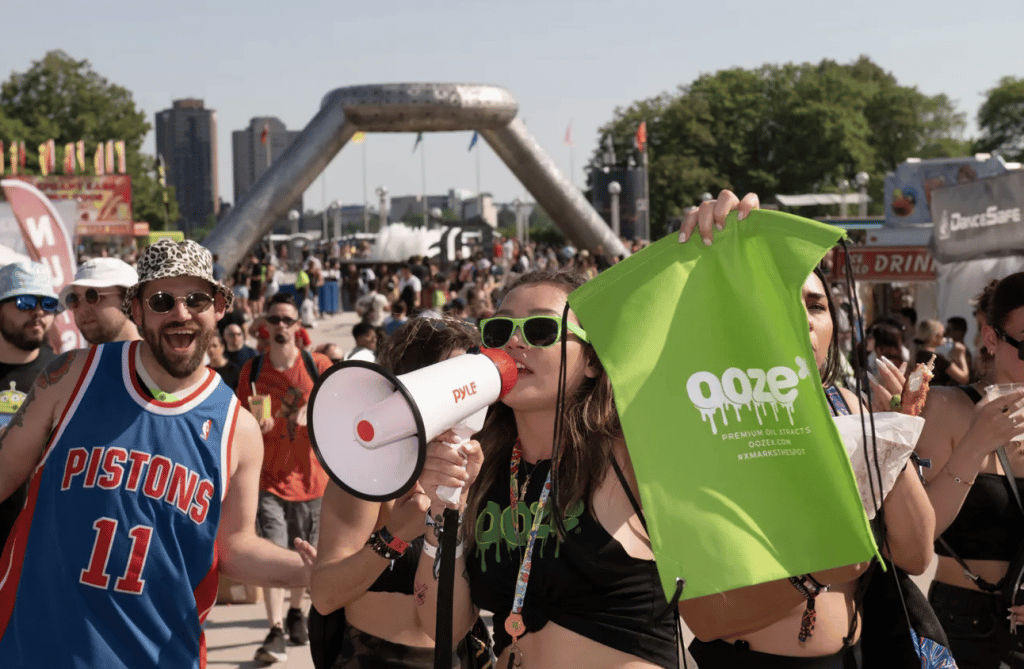 Weed at Movement Festival