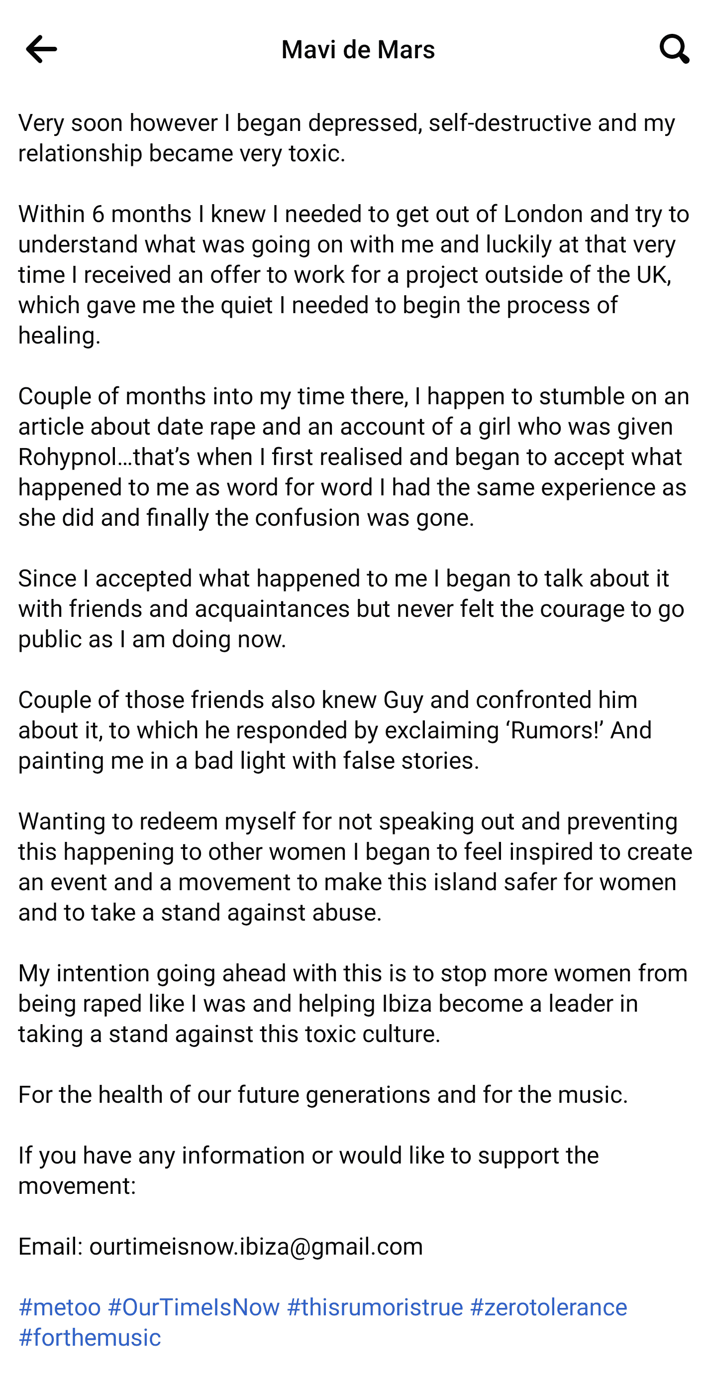 Guy Gerber Rape Allegation