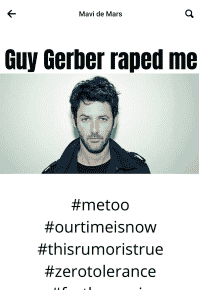 Guy Gerber Rape Allegations