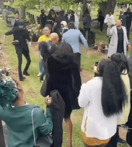 Funeral turns into impromptu rave