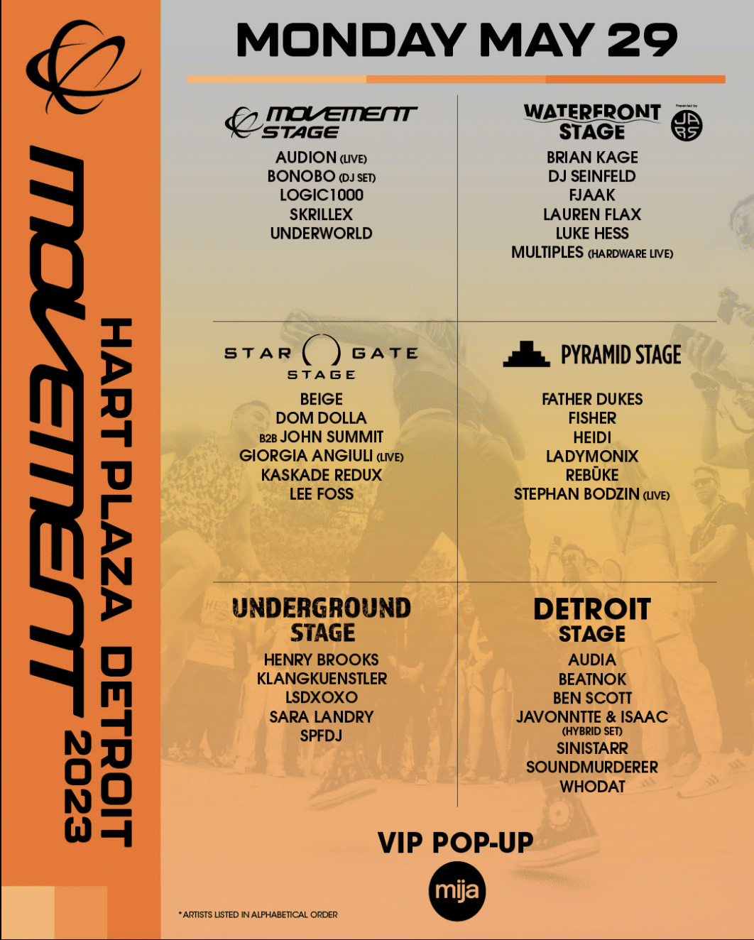 Movement 2023 Stages and Showcases Announced